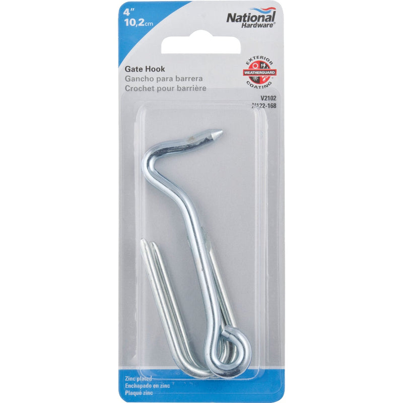 National 4 In. Heavy Gate Hook With Staple