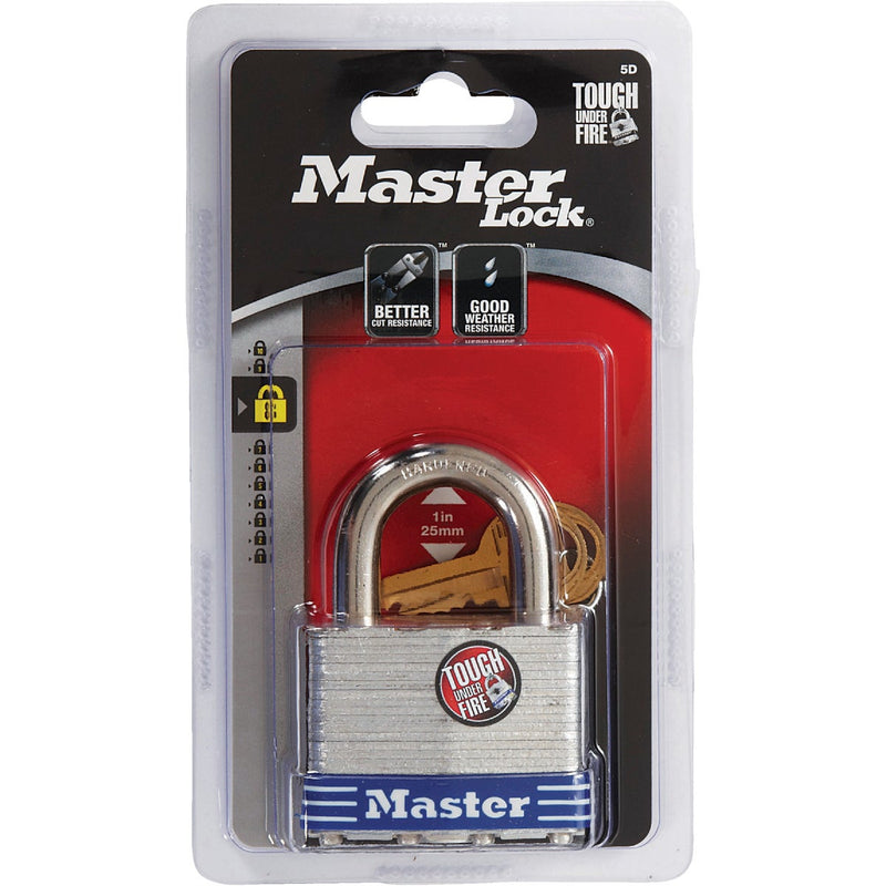 Master Lock 2 In. W. 4-Pin Tumbler Keyed Different Padlock