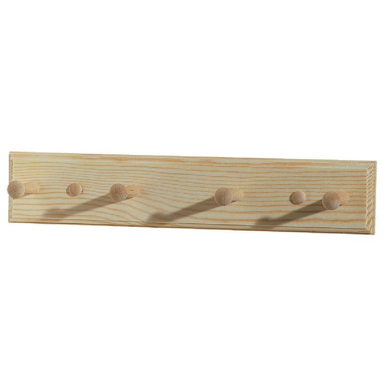 Waddell Wood 18 In. Shaker Peg Rack