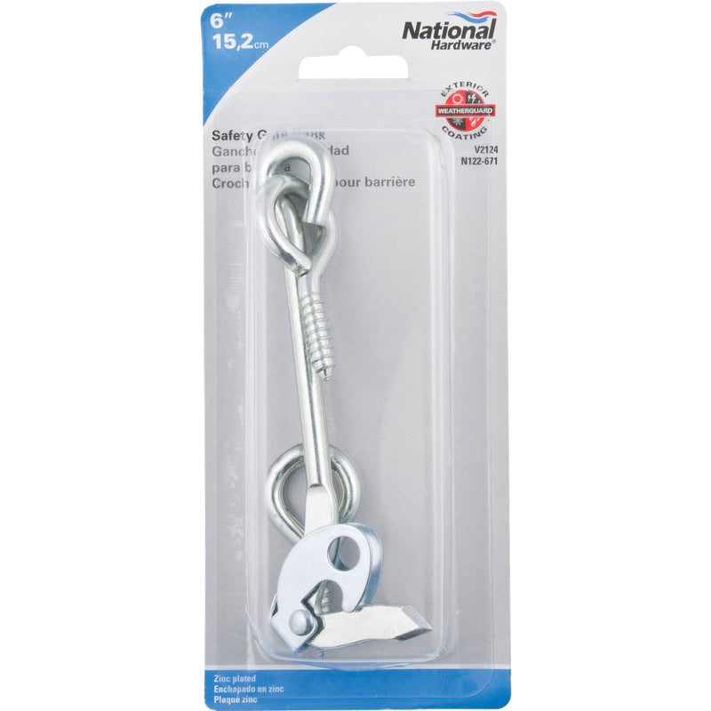 National 6 In. Heavy Safety Gate Hook