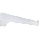 Knape & Vogt 180 Series 16 In. White Steel Regular-Duty Single-Slot Shelf Bracket