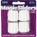 Magic Sliders 1 In. Hi-Tip Rubber Furniture Leg Tip (4-Pack)