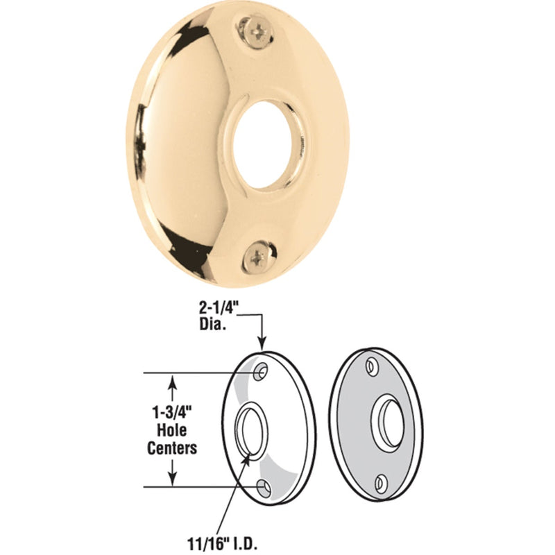 Defender Security 2-1/4 In. Replacement Door Knob Rose