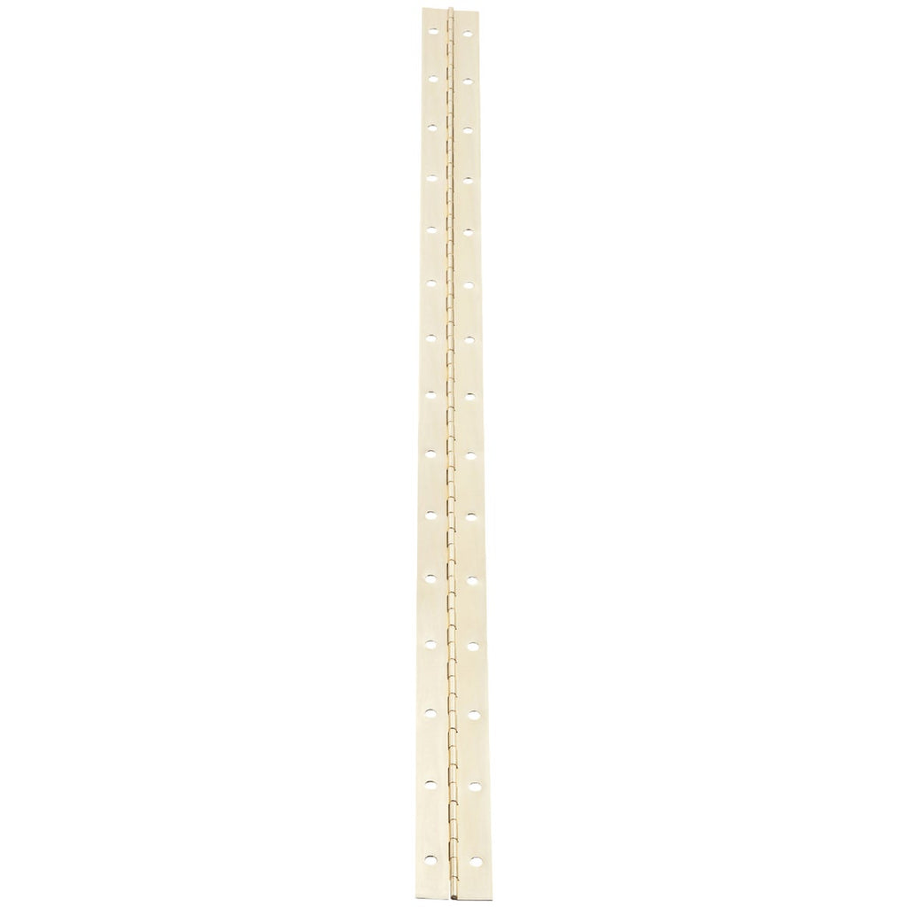 National Steel 1-1/2 In. x 30 In. Bright Brass Continuous Hinge