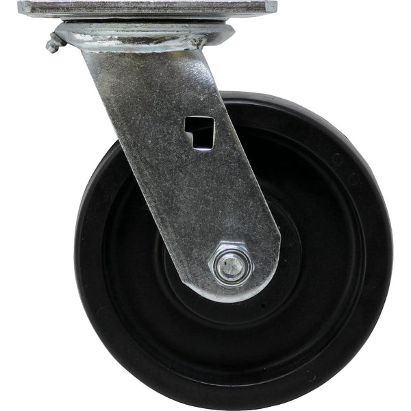 Shepherd 6 In. Medium-Heavy-Duty Polypropylene Swivel Plate Caster