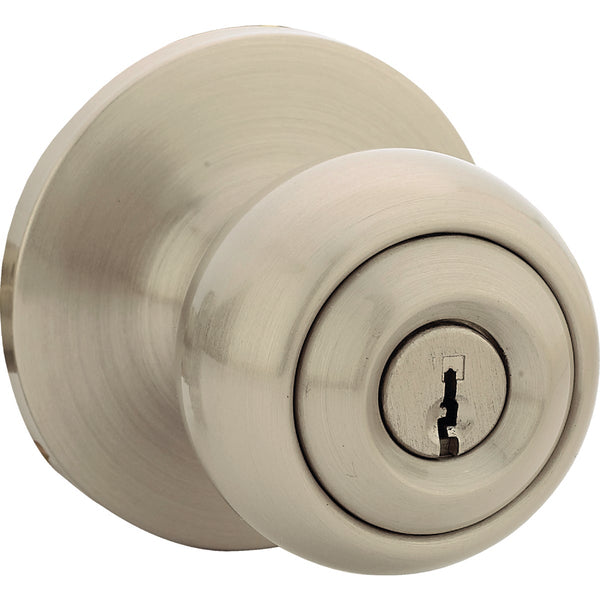 Steel Pro Brushed Nickel Entry Door Knob