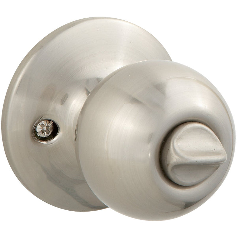 Steel Pro Brushed Nickel Bed & Bath Door Knob