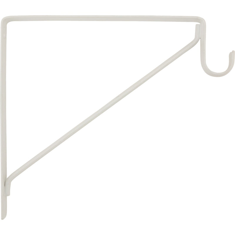 National White Shelf/Rod Bracket