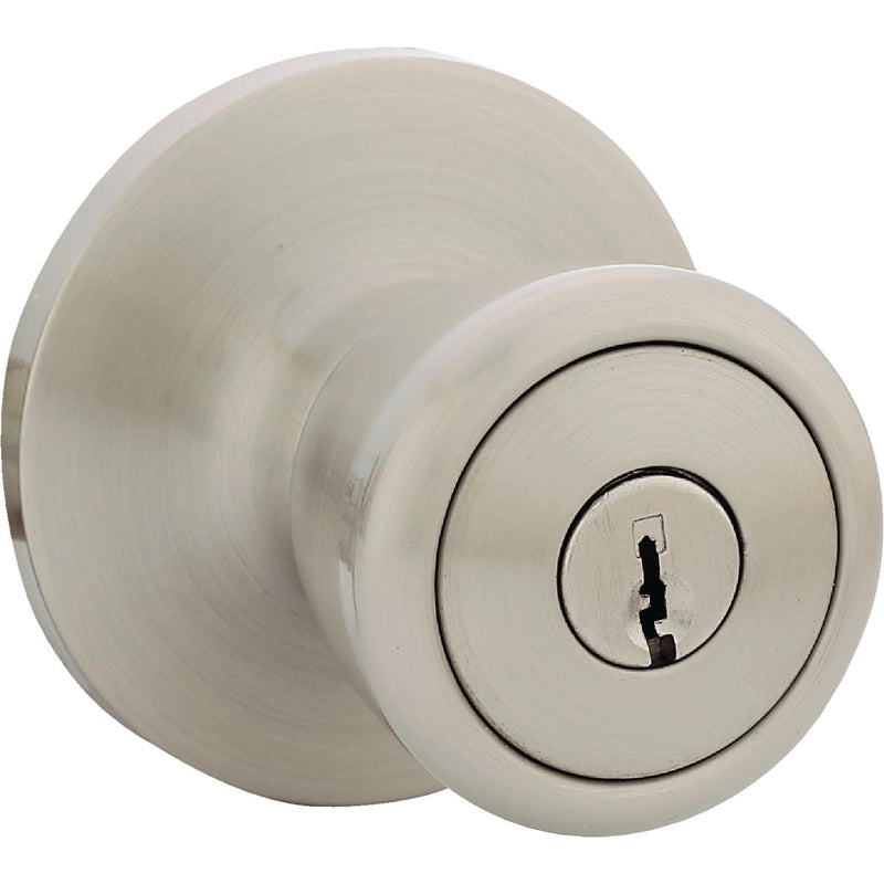 Steel Pro Brushed Nickel Entry Door Knob