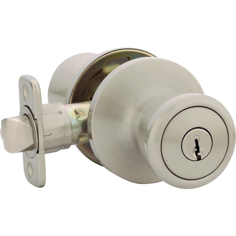 Steel Pro Brushed Nickel Entry Door Knob