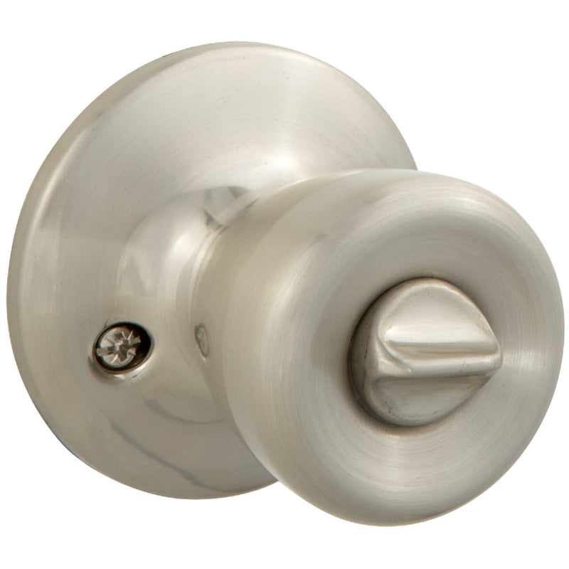 Steel Pro Brushed Nickel Bed & Bath Door Knob