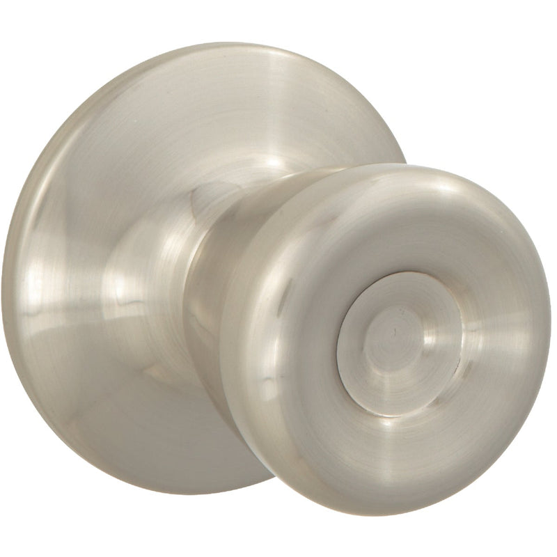 Steel Pro Brush Nickel Hall & Closet Door Knob