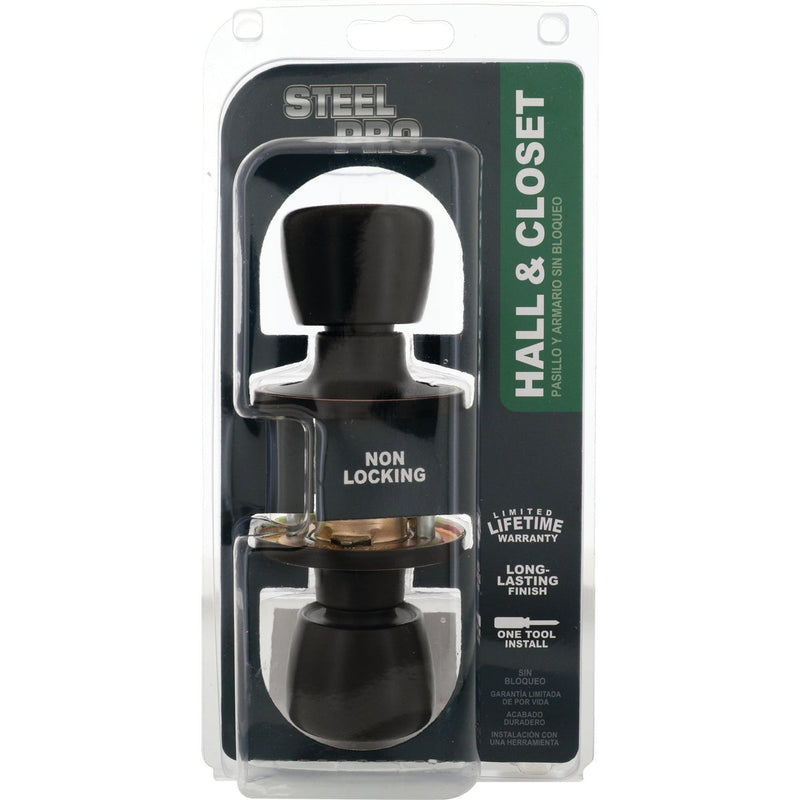 Steel Pro Oil Rubbed Bronze Hall & Closet Door Knob