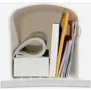 Parsons Medium White Plastic Post Mount Mailbox