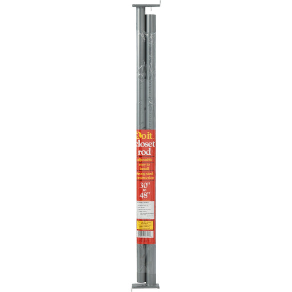 Do it 30 In. to 48 In. Adjustable Closet Rod, Lustra