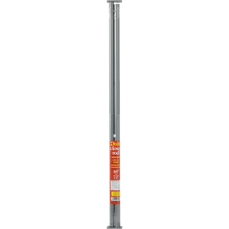 Do it 48 In. to 72 In. Adjustable Closet Rod, Lustra