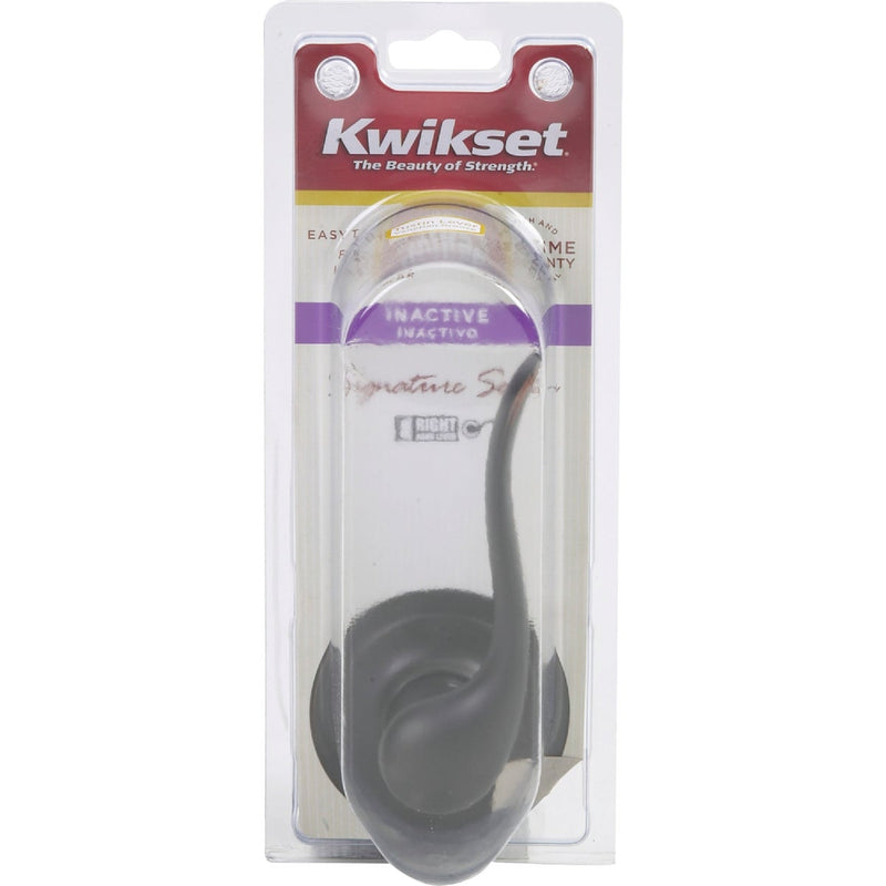 Kwikset Signature Series Venetian Bronze Right-Hand Tustin Dummy Door Lever