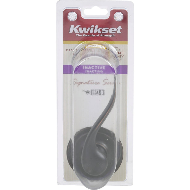 Kwikset Signature Series Venetian Bronze Left-Hand Tustin Dummy Door Lever