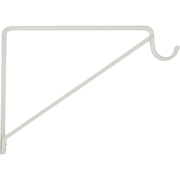 National White Shelf/Rod Bracket