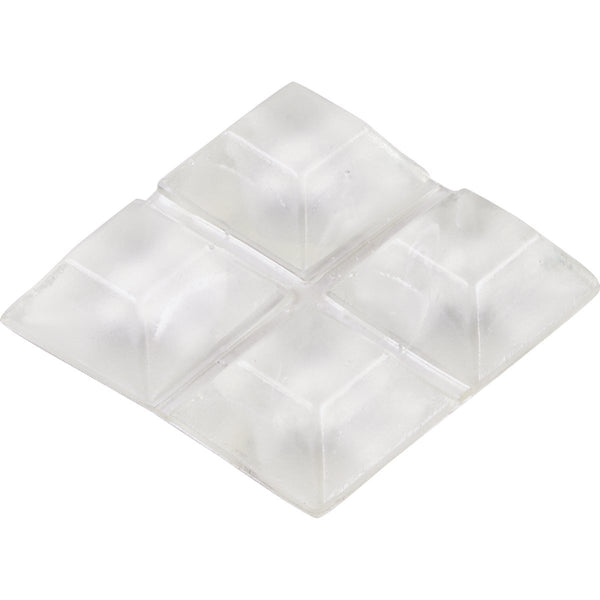 Do it 1/2 In. Square Opaque Furniture Bumpers, (9-Count)
