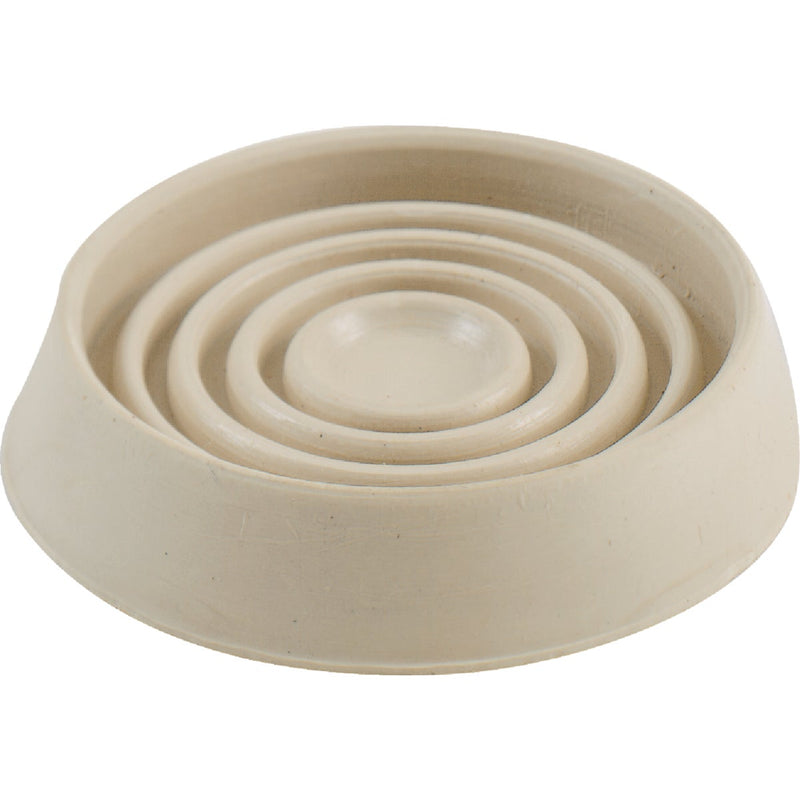 Do it 1-3/4 In. Inner Diameter Round Almond Furniture Leg Cup, (4-Pack)