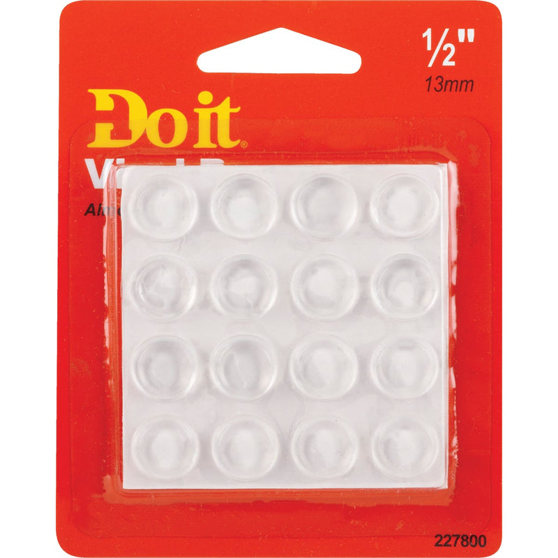 Do it 1/2 In. Round Vinyl Non-Skid Pad, (16-Count)