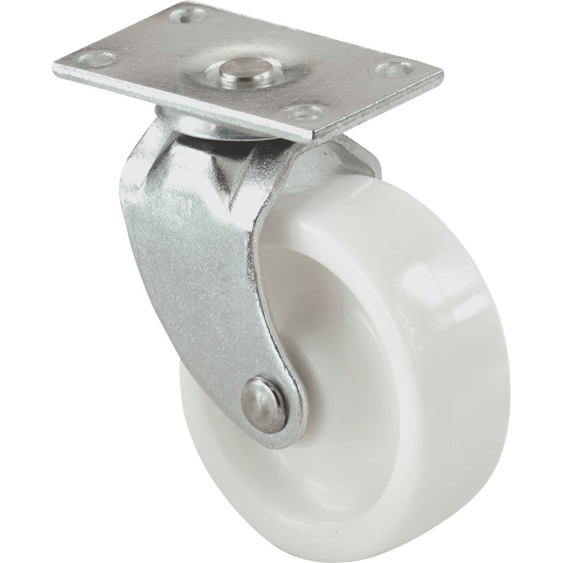 Shepherd Hardware 2 In. Light-Duty Plastic Swivel Plate Caster (2-Pack)