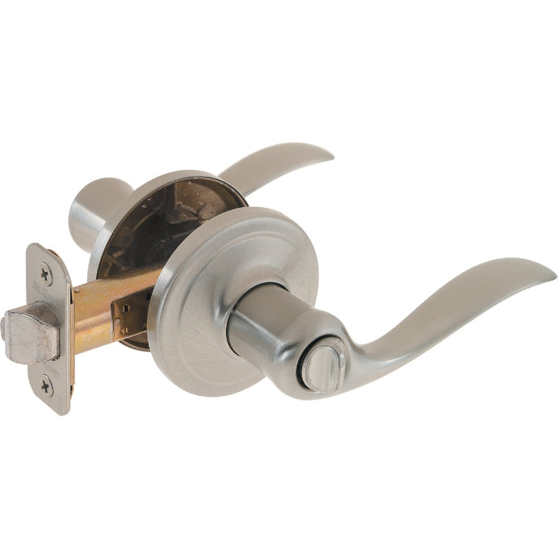 Kwikset Signature Series Satin Nickel Tustin Privacy Door Lever