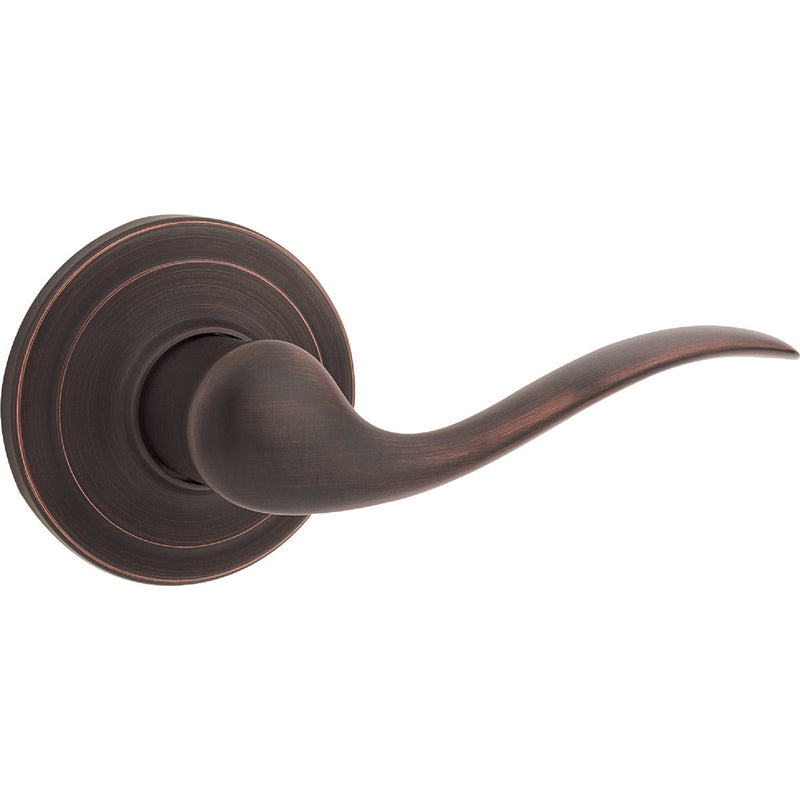 Kwikset Signature Series Venetian Bronze Tustin Passage Door Lever