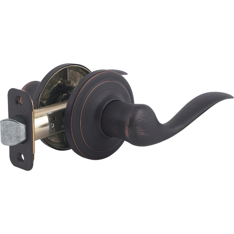 Kwikset Signature Series Venetian Bronze Tustin Passage Door Lever