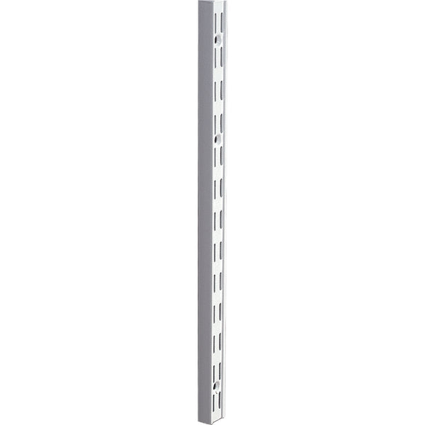 Knape & Vogt 82 Series 63 In. Titanium Steel Heavy-Duty Double-Slot Shelf Standard