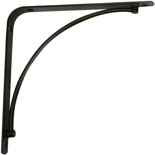 Knape & Vogt 200 Series Manchester 8 In. Antique Bronze Steel Shelf Bracket