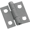 National 1 In. Zinc Loose-Pin Narrow Hinge (2-Pack)