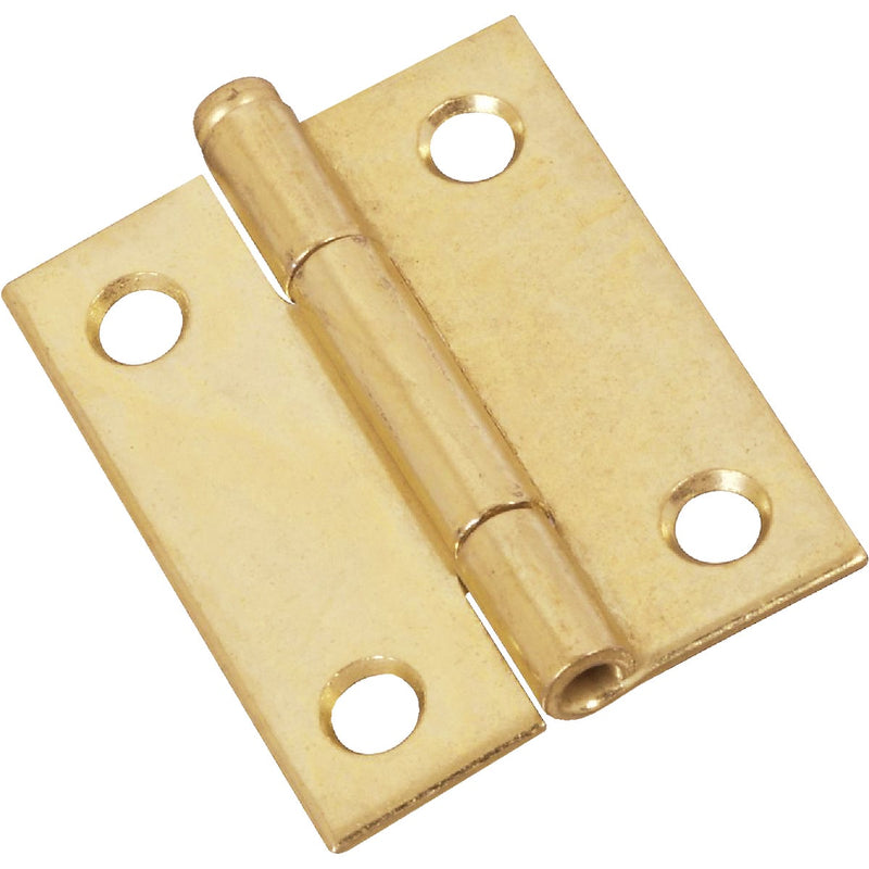 National 2 In. Brass Loose-Pin Narrow Hinge (2-Pack)