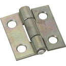 National 1 In. Zinc Tight-Pin Narrow Hinge (2-Pack)