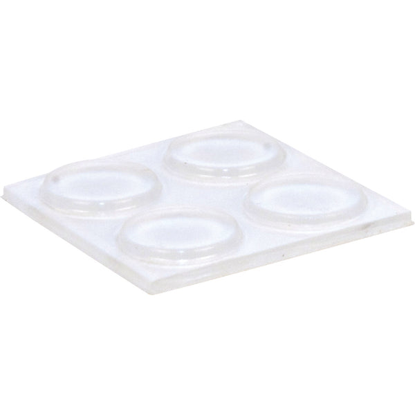 Magic Sliders 1/2 In. Round Clear Furniture Bumpers,(18-Count)