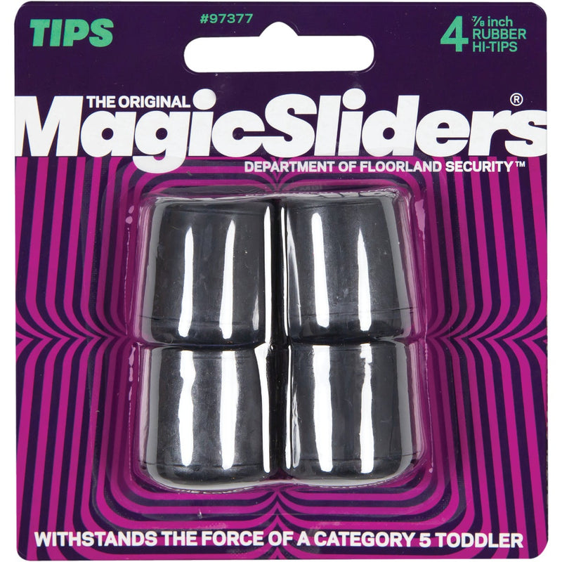 Magic Sliders 7/8 In. Hi-Tip Rubber Furniture Leg Tip,(4-Pack)