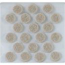 Magic Sliders 3/8 In. Round Beige Self Adhesive Felt Pads (84-Count)