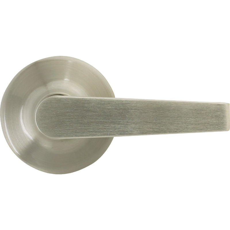 Steel Pro Brushed Nickel Straight Passage Door Lever