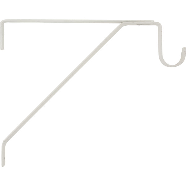 National White Shelf/Rod Bracket