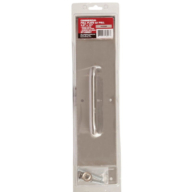 Tell Commercial Stainless Steel Pull Plate