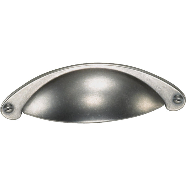 Laurey Nantucket 2-1/2 In. Center-To-Center Antique Pewter Cup Cabinet Drawer Pull