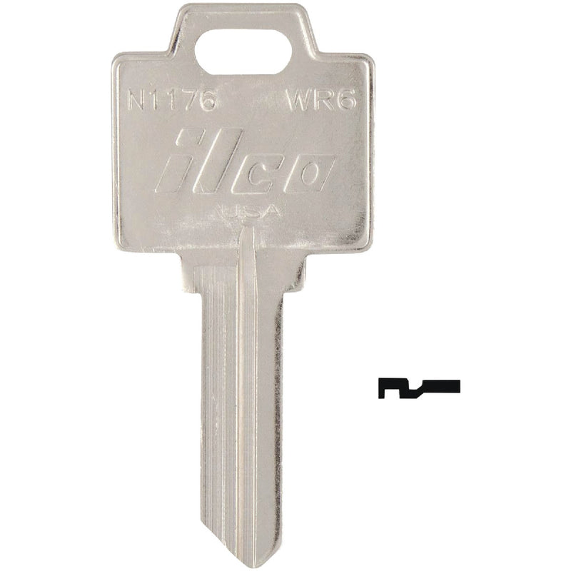 ILCO WR6 Weiser Cylinder Key Blank N1176 (10-Pack)