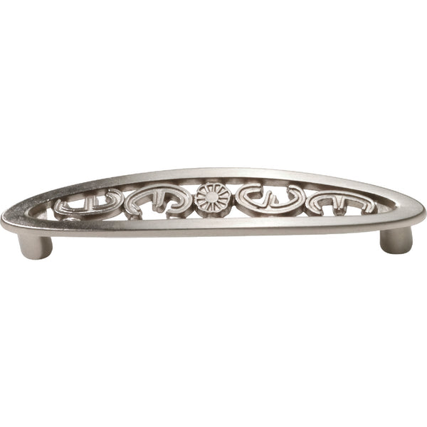Laurey Georgetown 3 In. Center To Center Satin Chrome Cabinet Drawer Pull