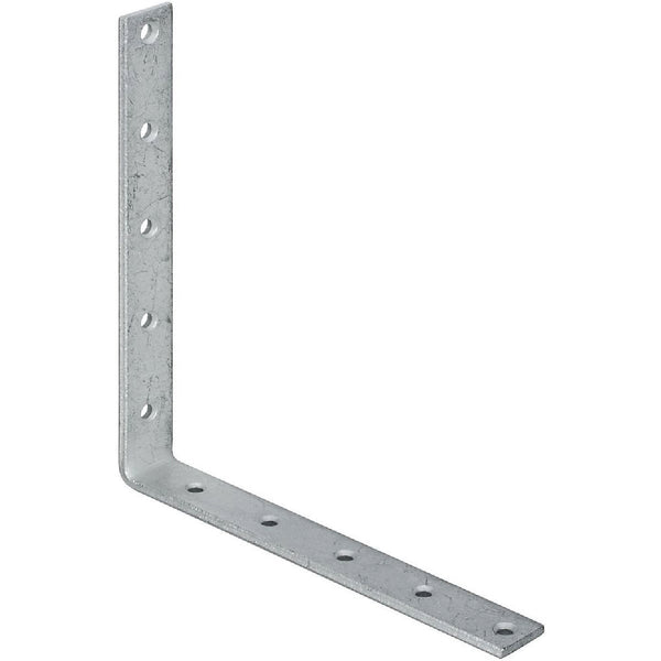 National Catalog 115 10 In. x 1-1/4 In. Galvanized Corner Brace