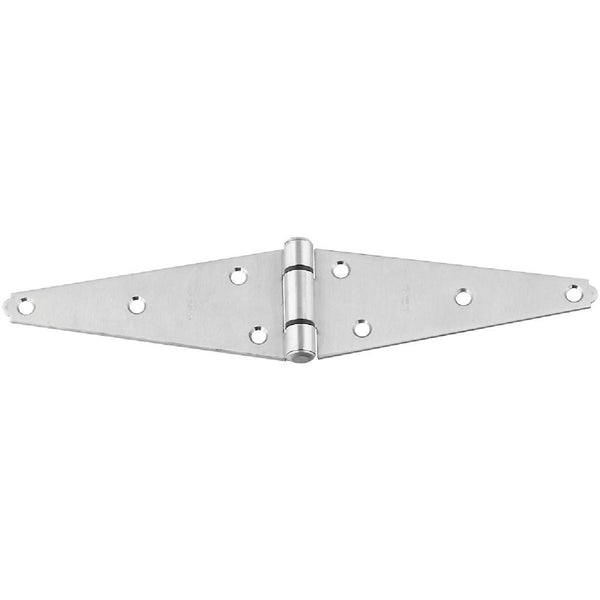 National 6 In. Stainless Steel Heavy Strap Hinge