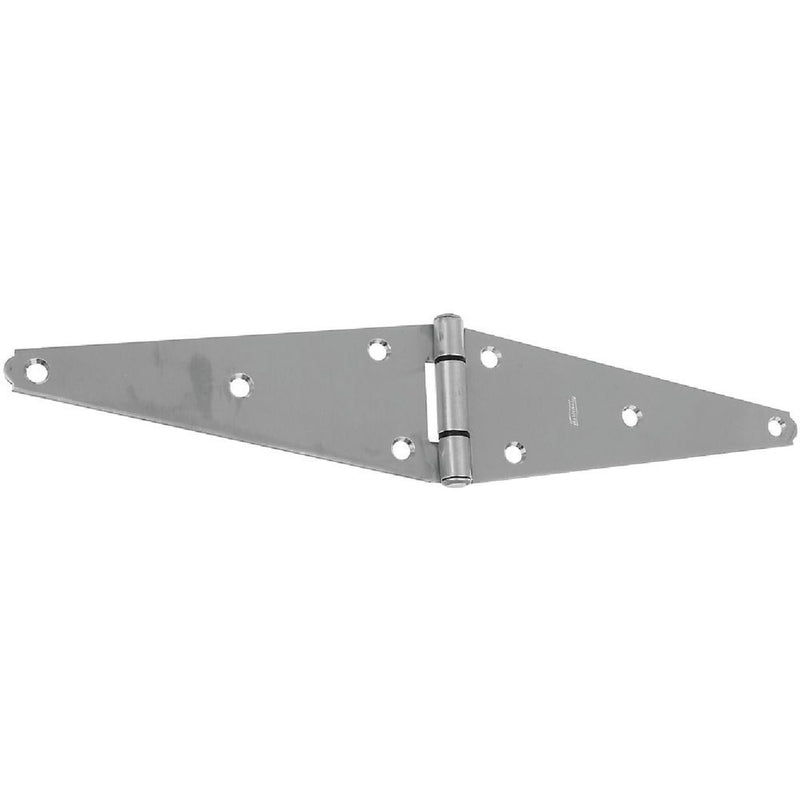 National 8 In. Stainless Steel Heavy Strap Hinge