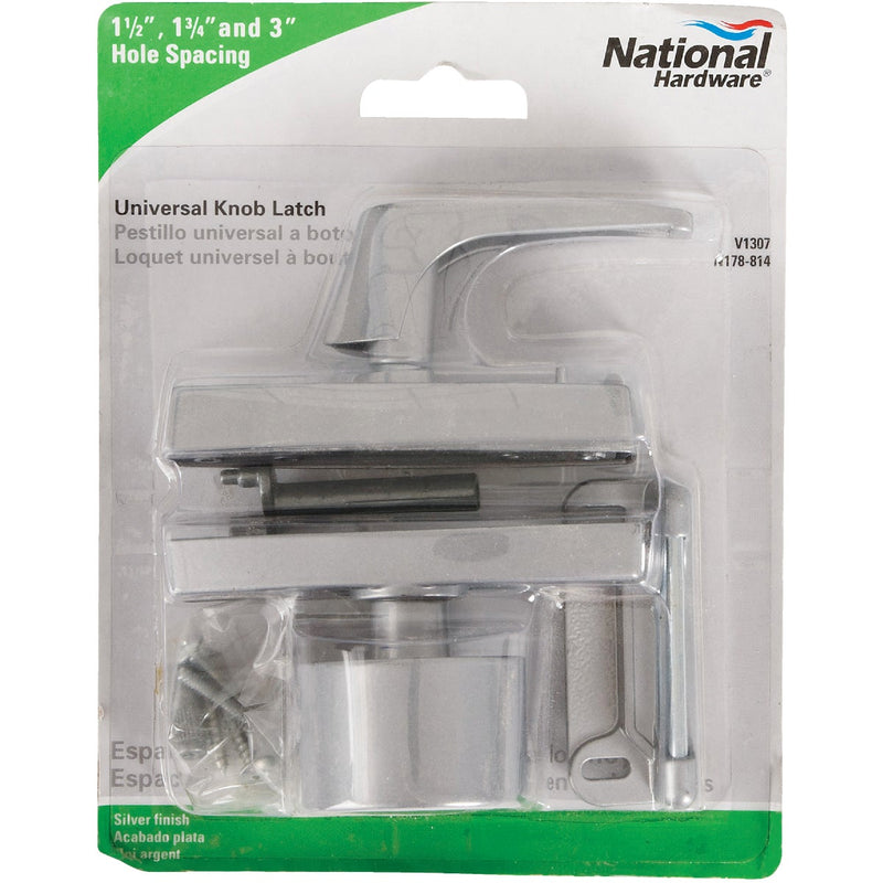 National Silver Knob Latch