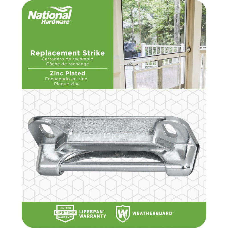 National Zinc Screen Door Strike Plate