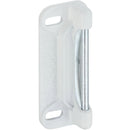 National White Screen Door Strike Plate